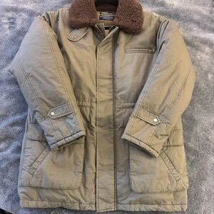 Vintage Polo Ralph Lauren Down, Shearling Winter Jacket